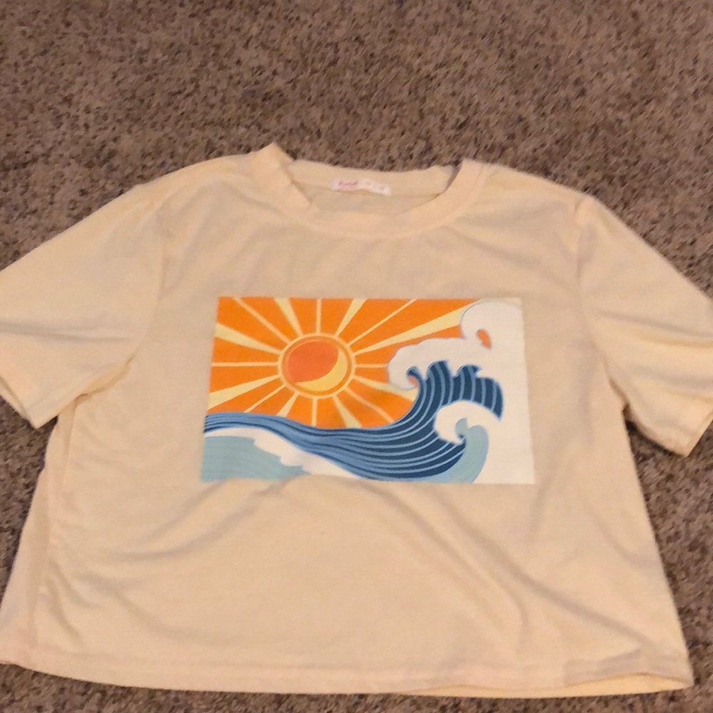 Cropped t shirt from romwe